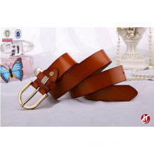 multiple color choice women leather belt slim belt for women pin buckle belt